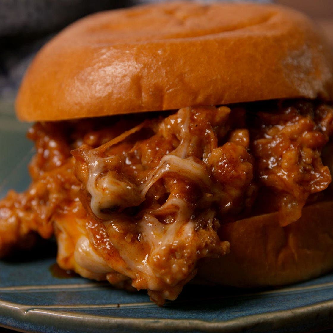 Cheesy Chicken Sloppy Joes