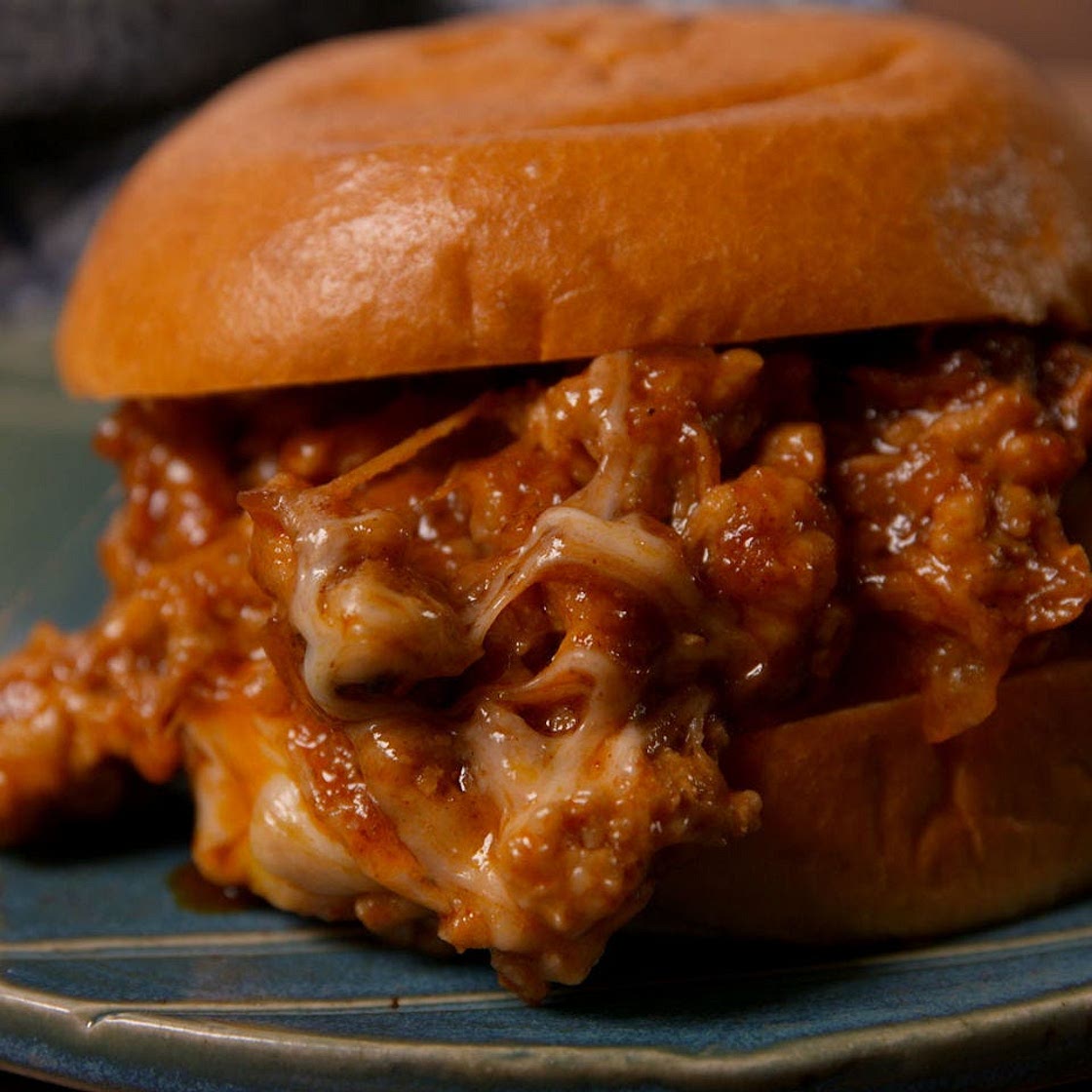 Cheesy Chicken Sloppy Joes