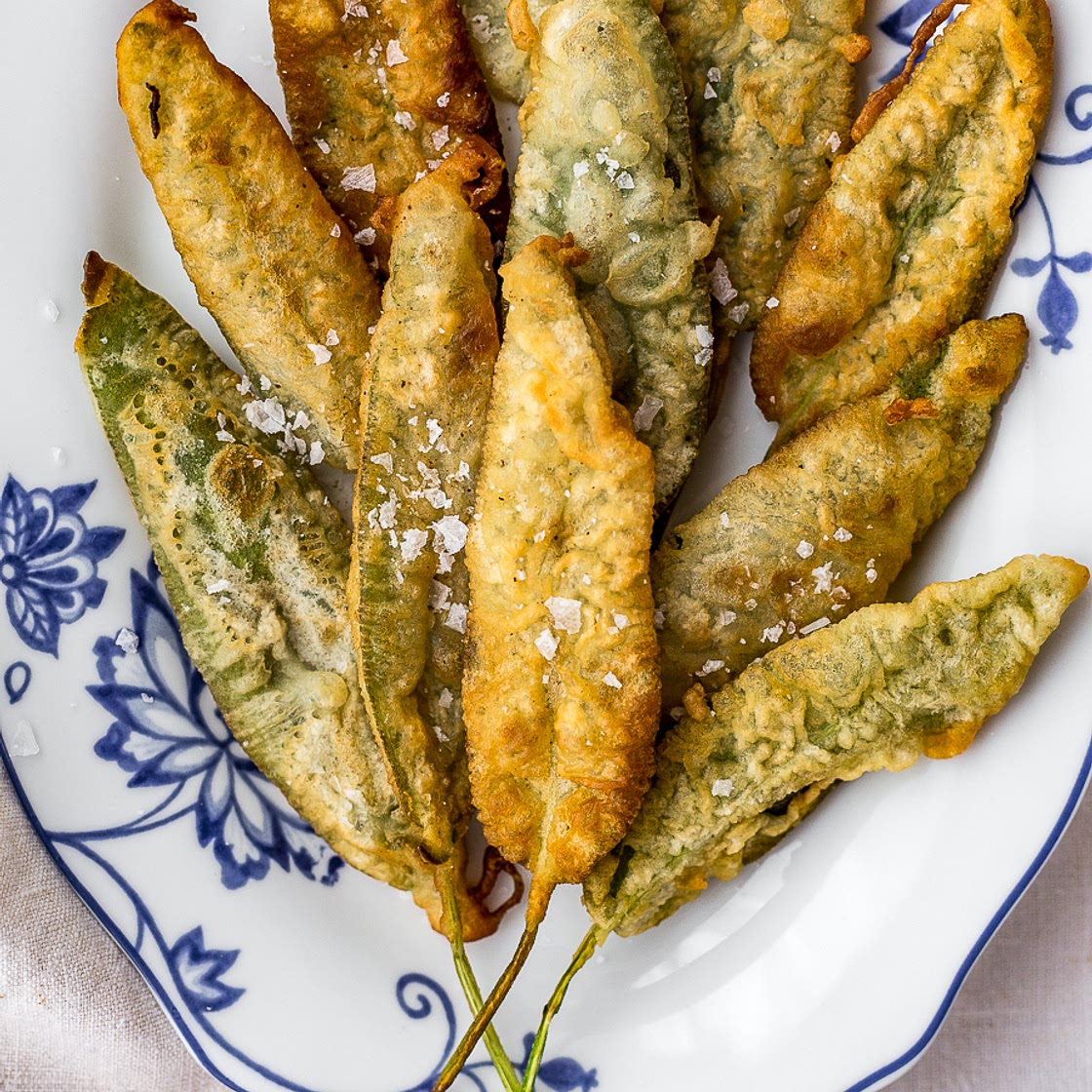 Fried sage leaves