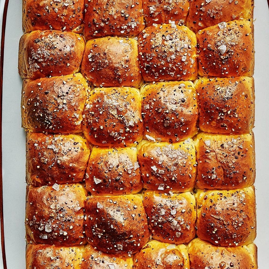 Pull-Apart Sour Cream and Chive Rolls