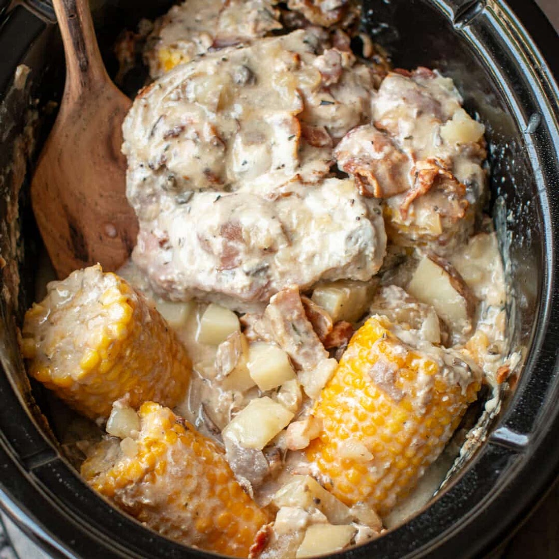 Slow Cooker Pigs in a Cornfield