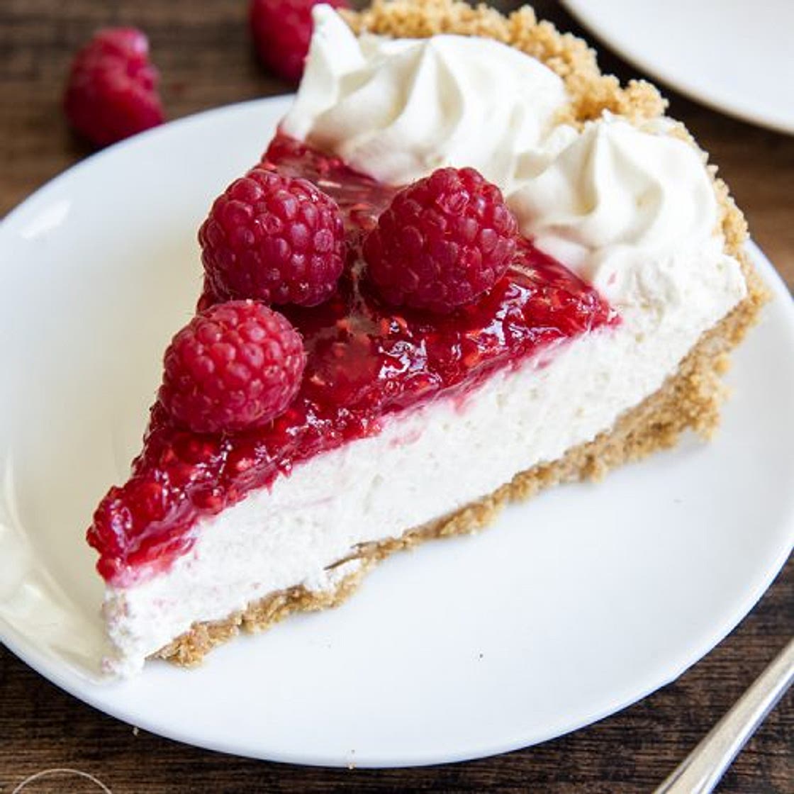 Raspberry Cream Pie