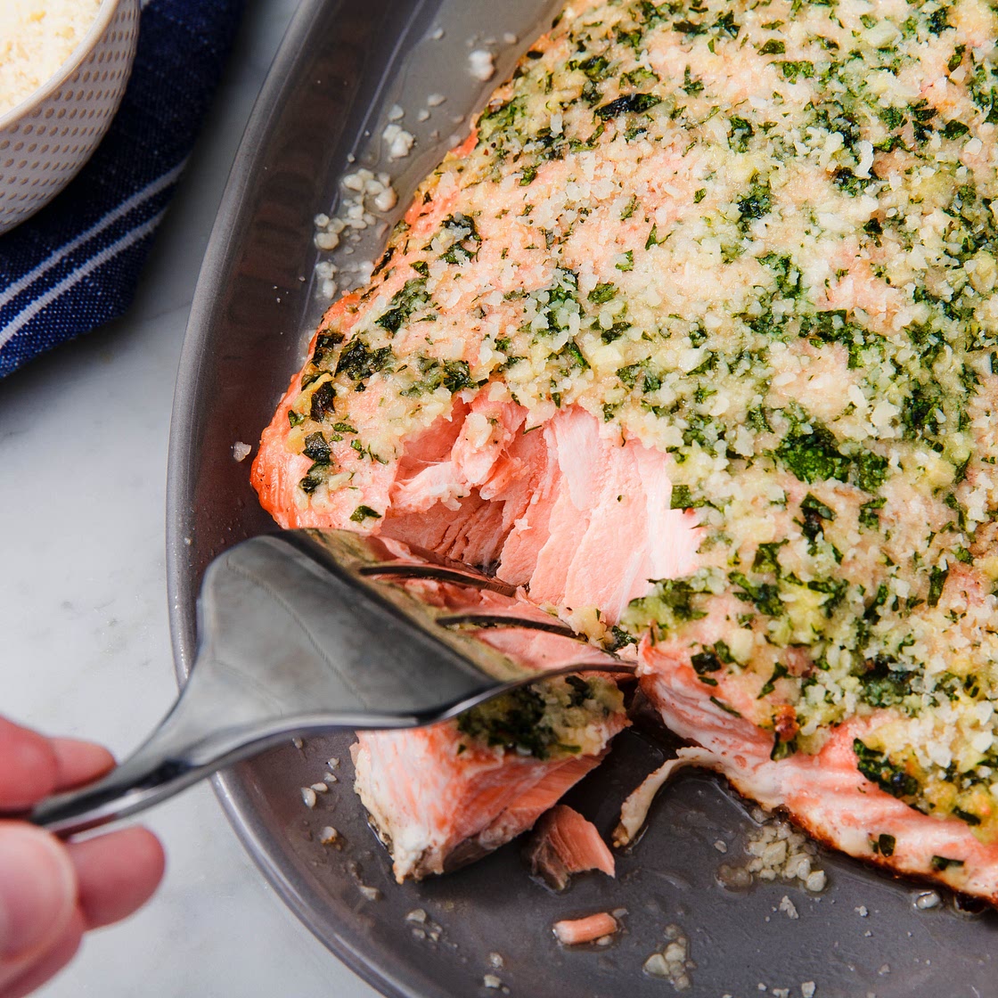 Keto Garlic Butter Salmon