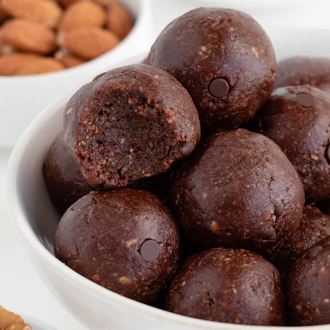 No Bake Brownie Bites