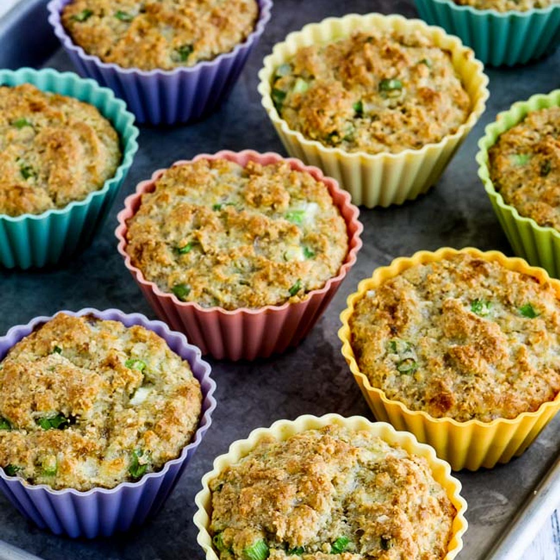 Low-Carb High-Fiber Savory Muffins