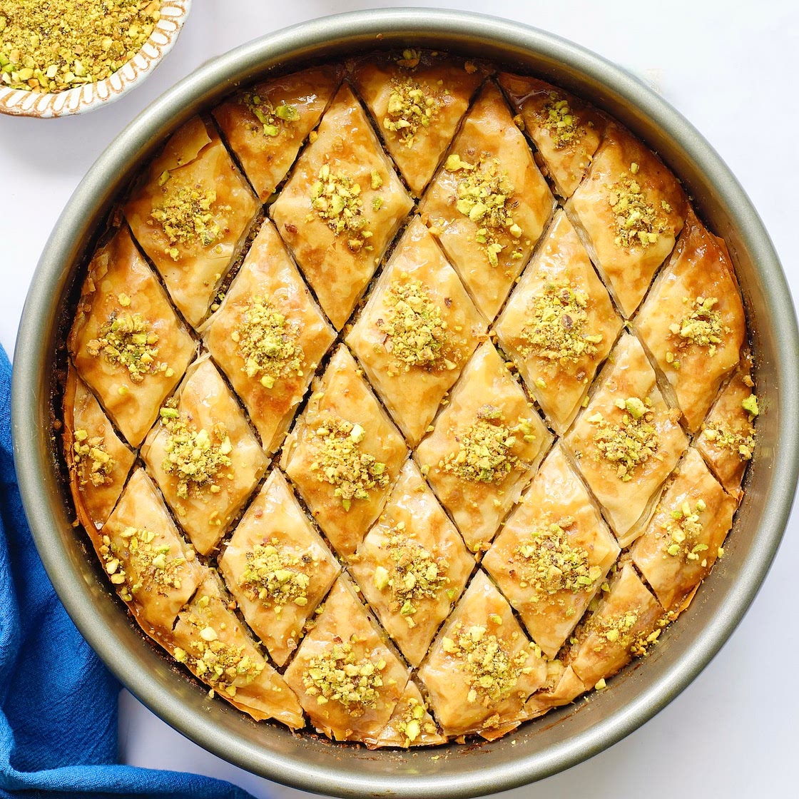 Delicious Homemade Pistachio Baklava