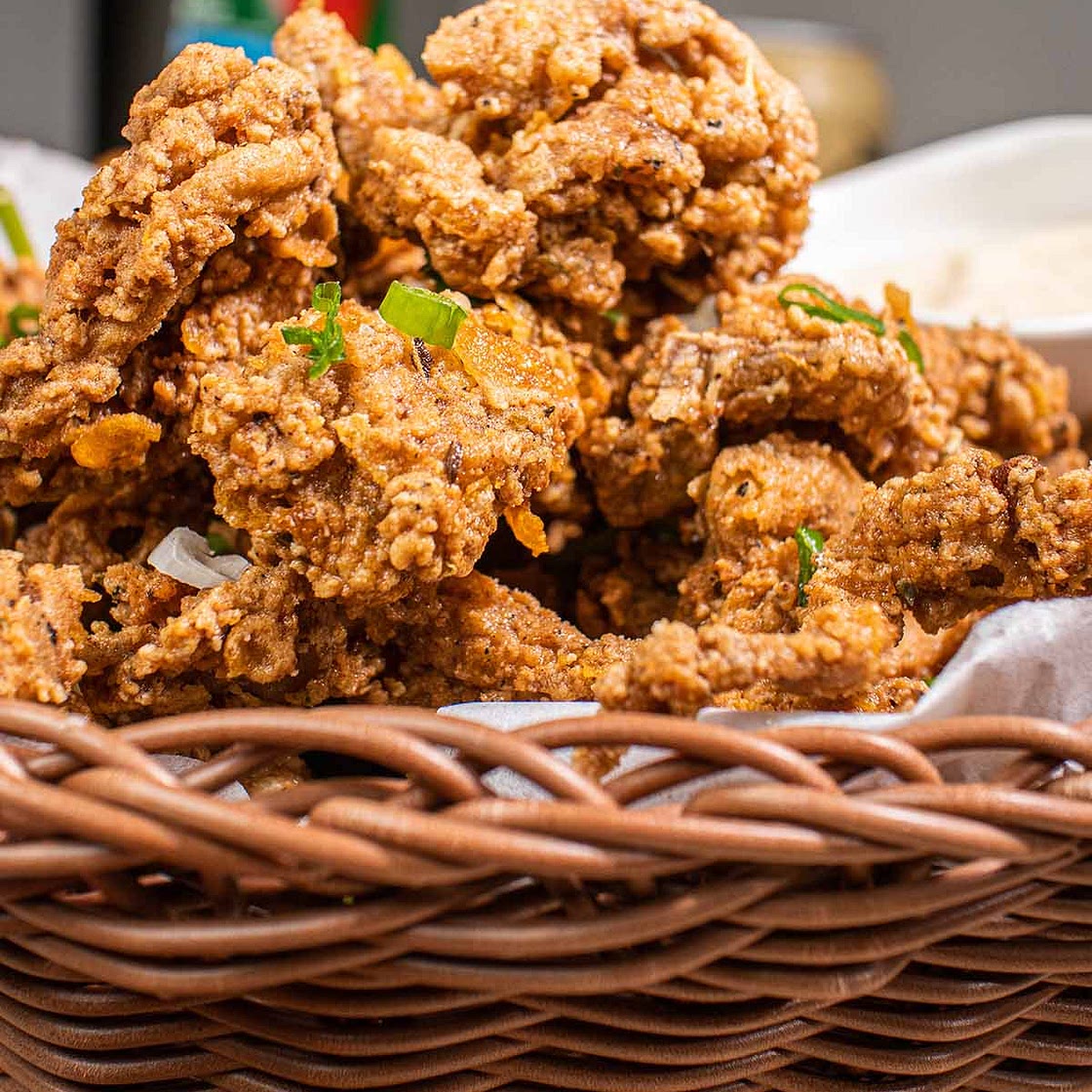 Fried Oyster Mushrooms (Vegan Fried Chicken)