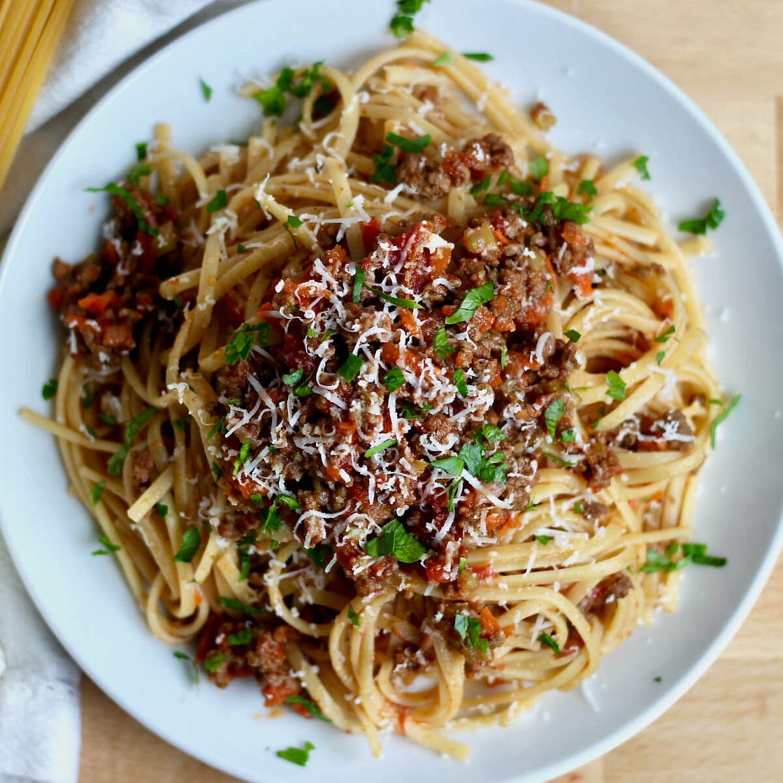 Linguine Bolognese