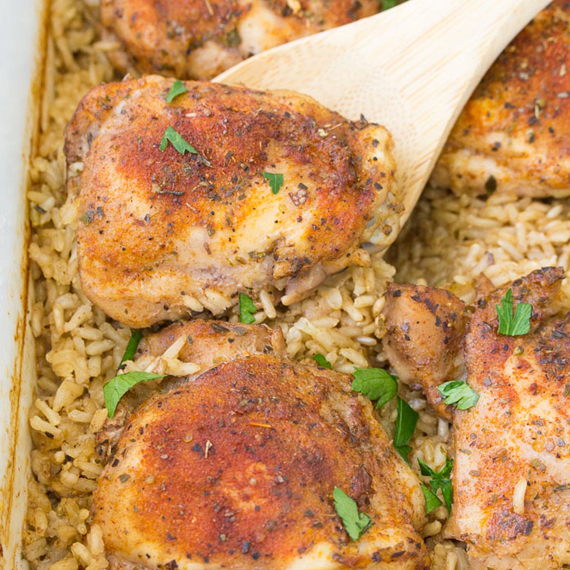 Baked Chicken and Rice Casserole