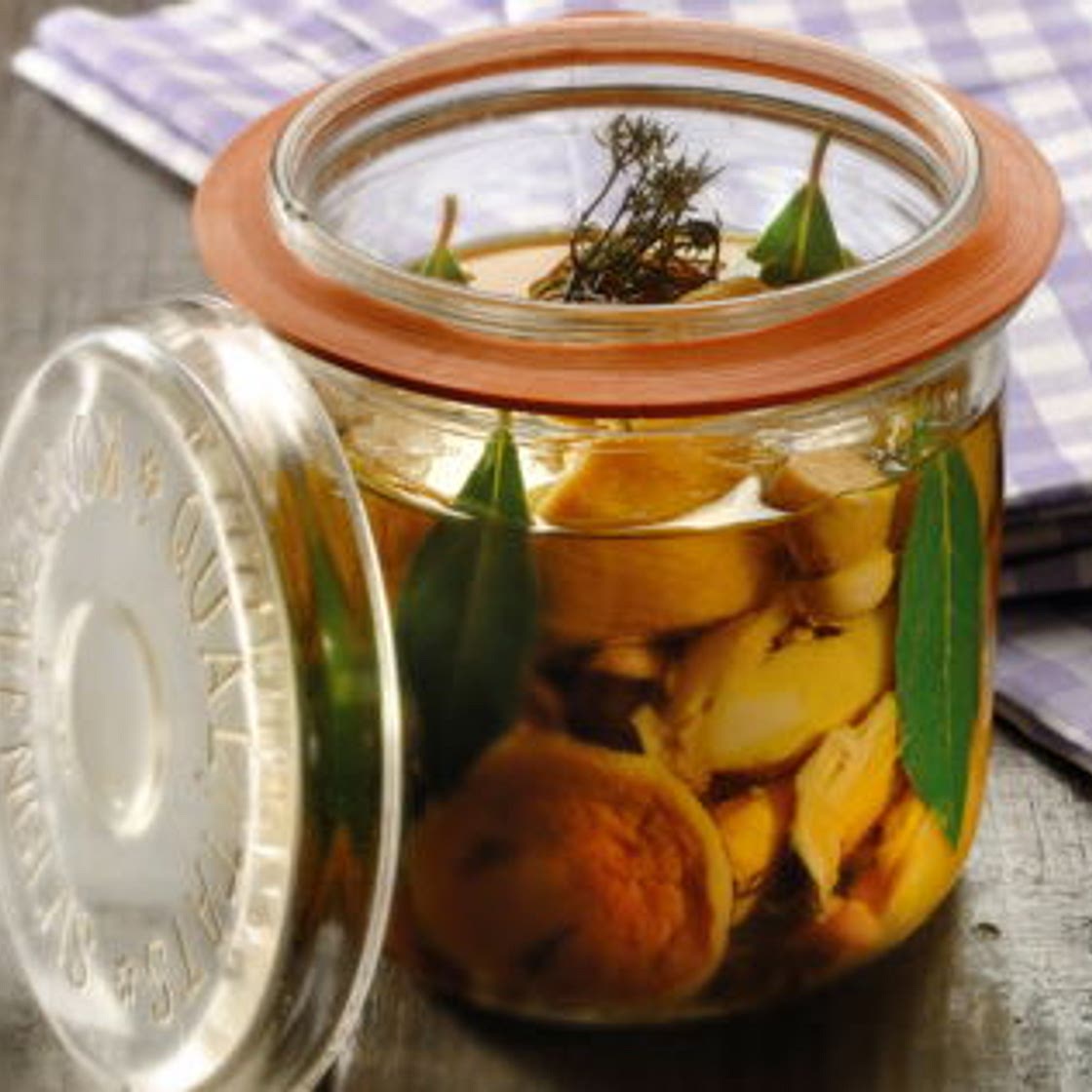 Champignons en conserve