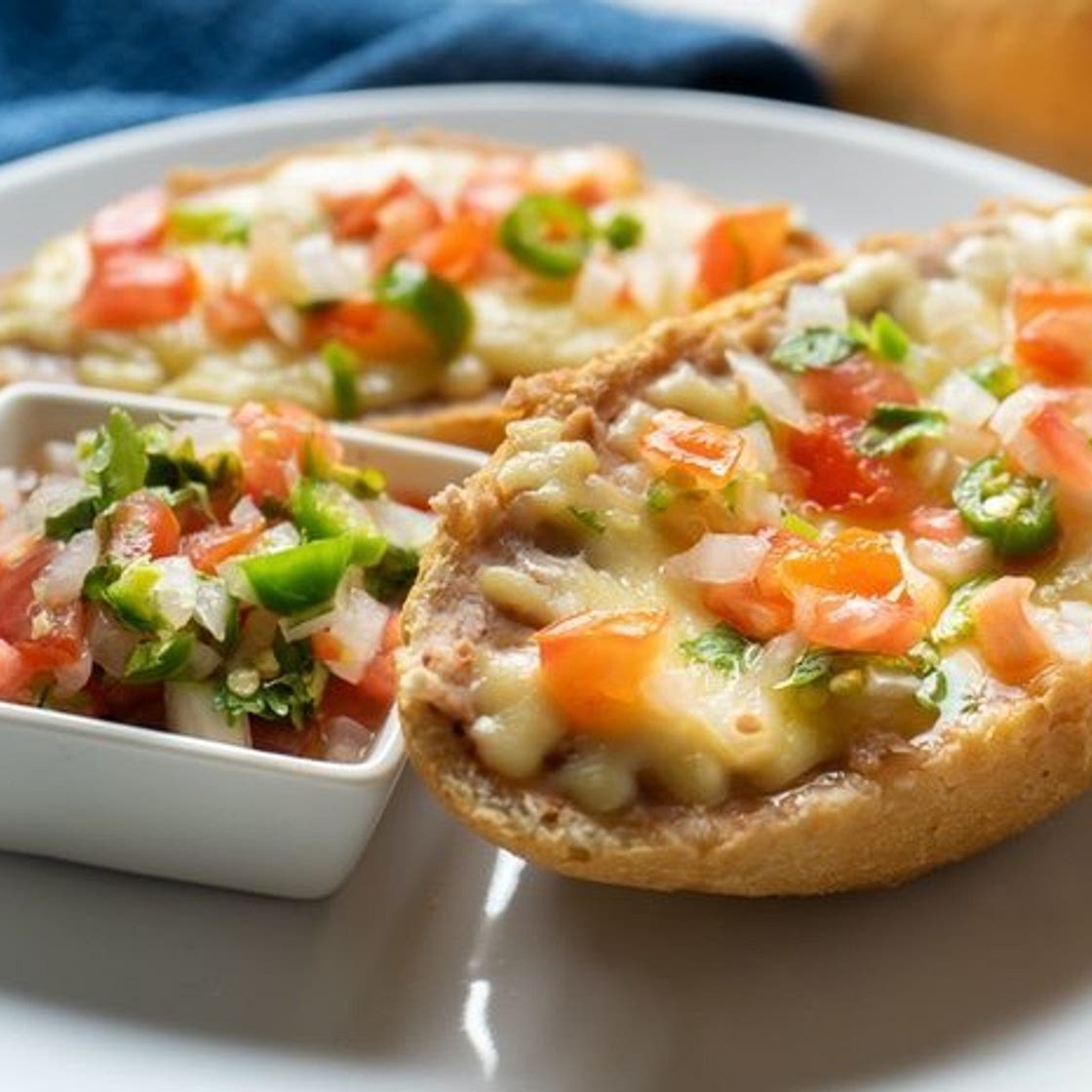 Mollete a la mexicana