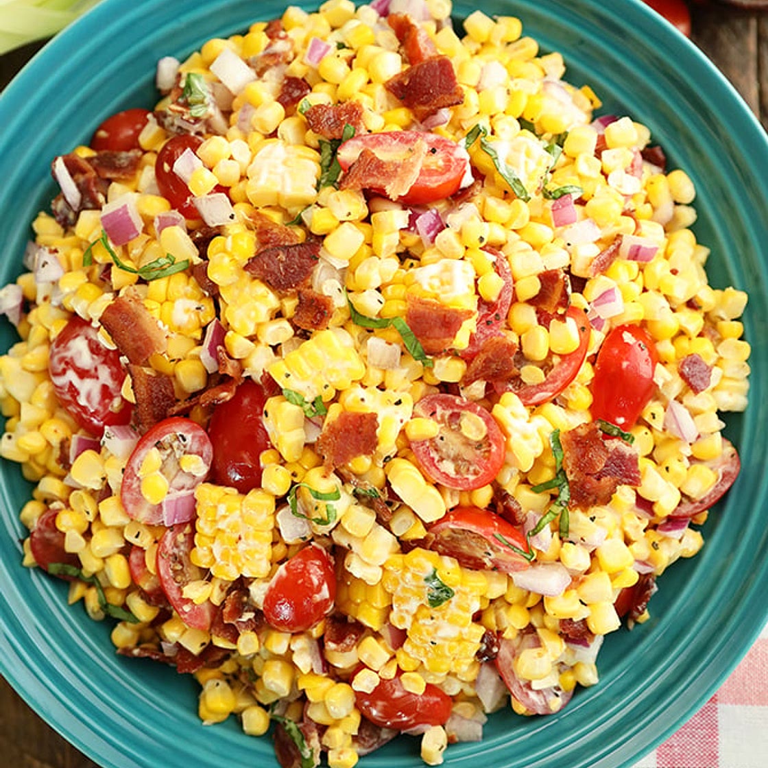 Sweet Corn Salad with Bacon