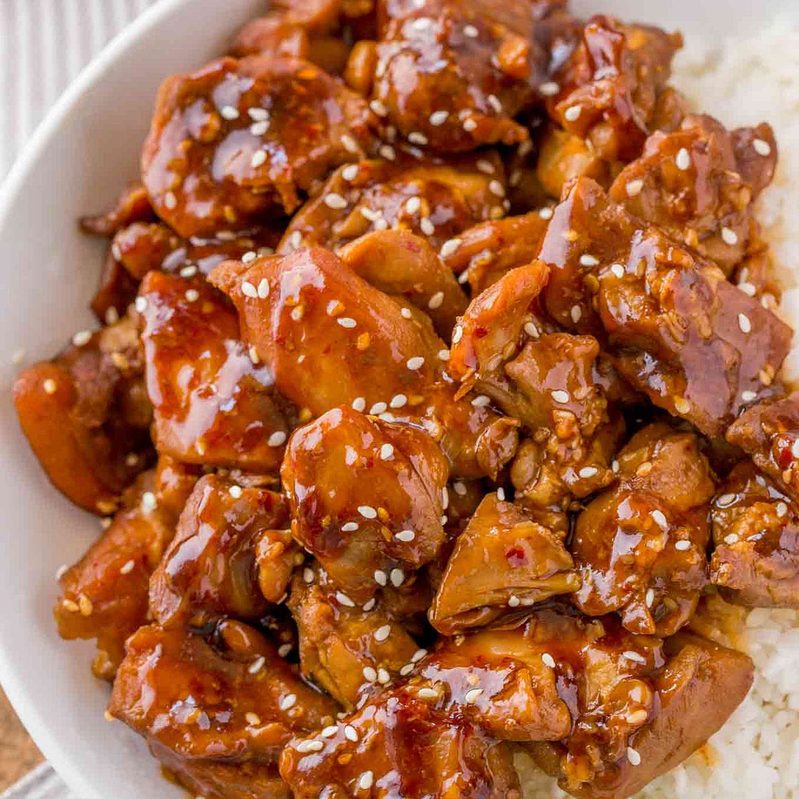 Skinny Sesame Chicken