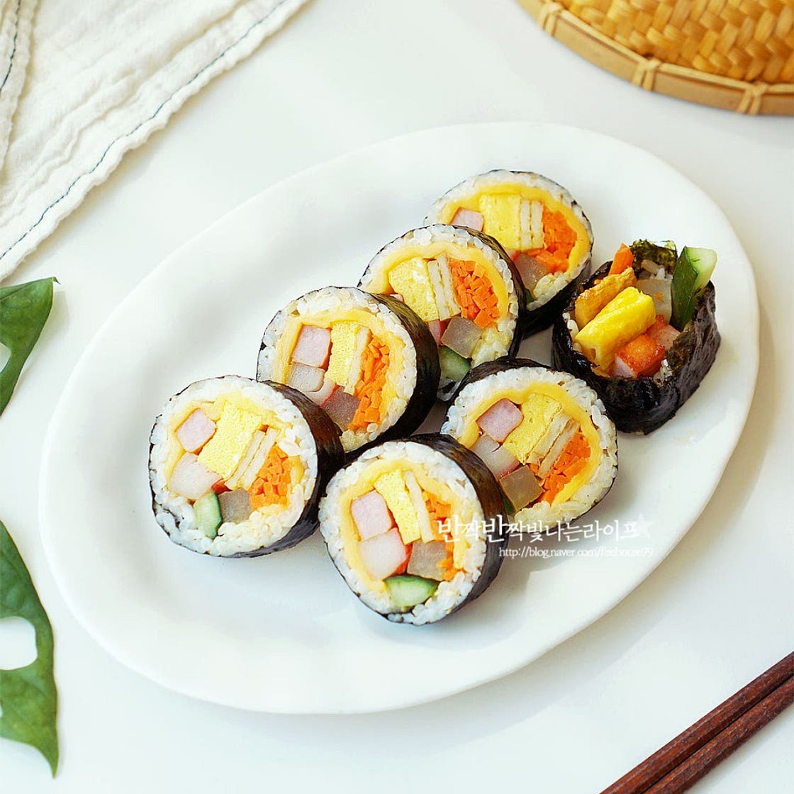 오이 김밥맛있게싸는법 집김밥 치즈김밥 만들기