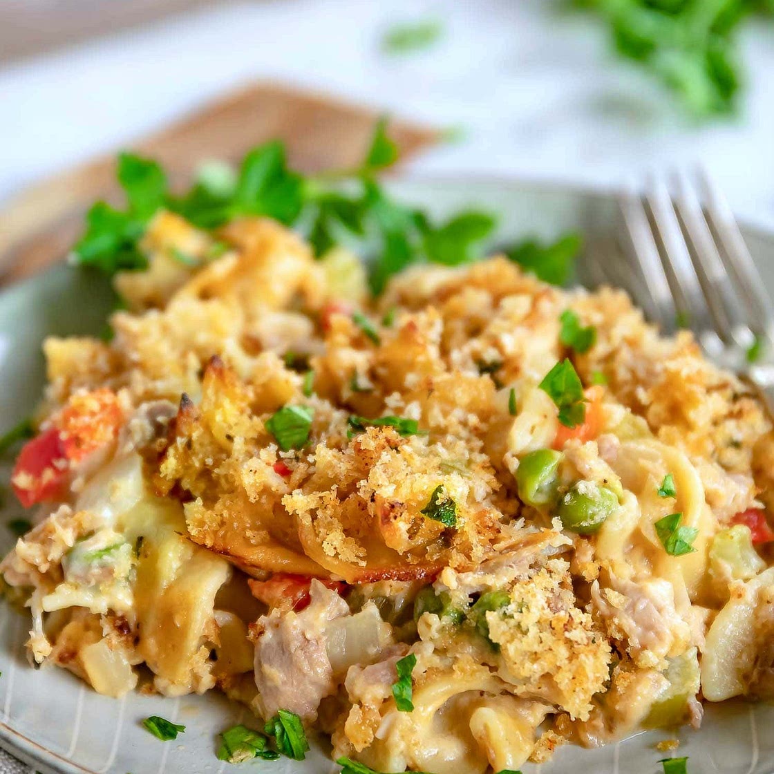 The BEST Tuna Casserole