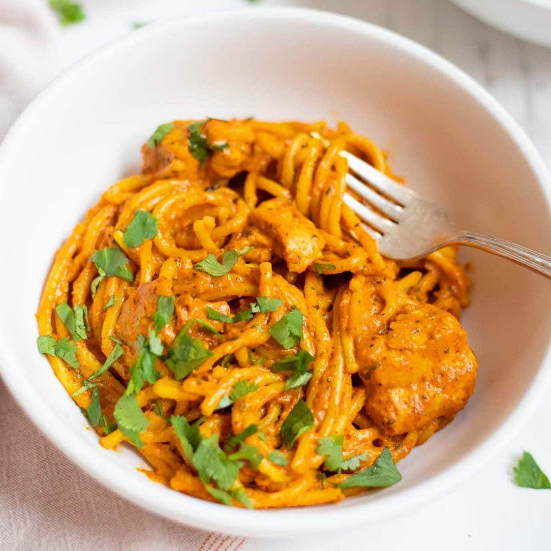 Chicken Tikka Masala Pasta Recipe