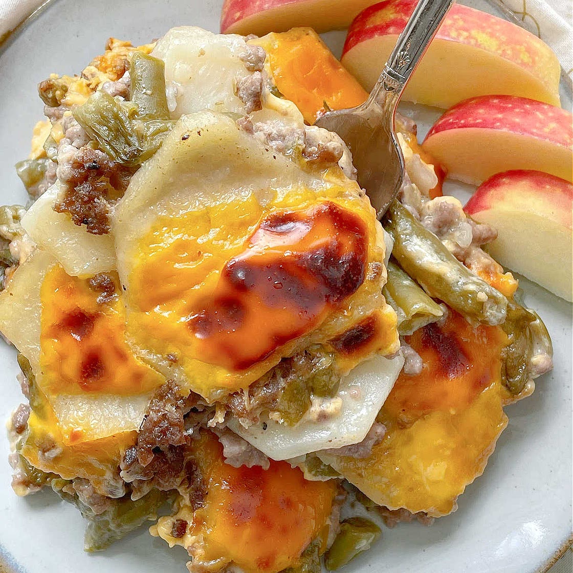 Hamburger Potato Casserole