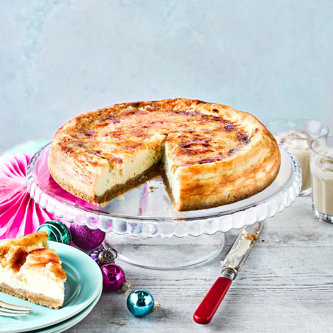 Irish Cream Crème Brûlée Cheesecake