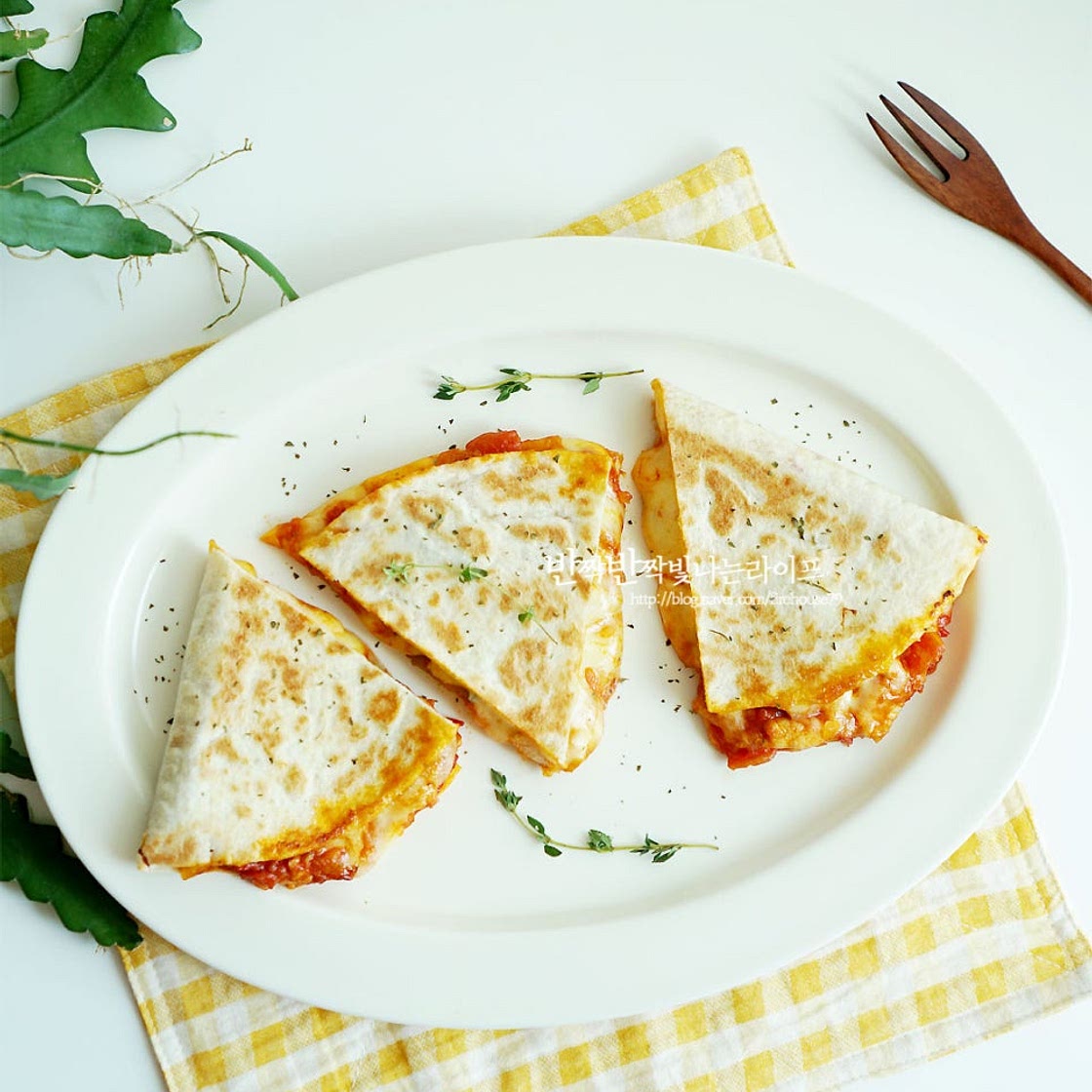 치킨 퀘사디아 만들기 닭가슴살요리