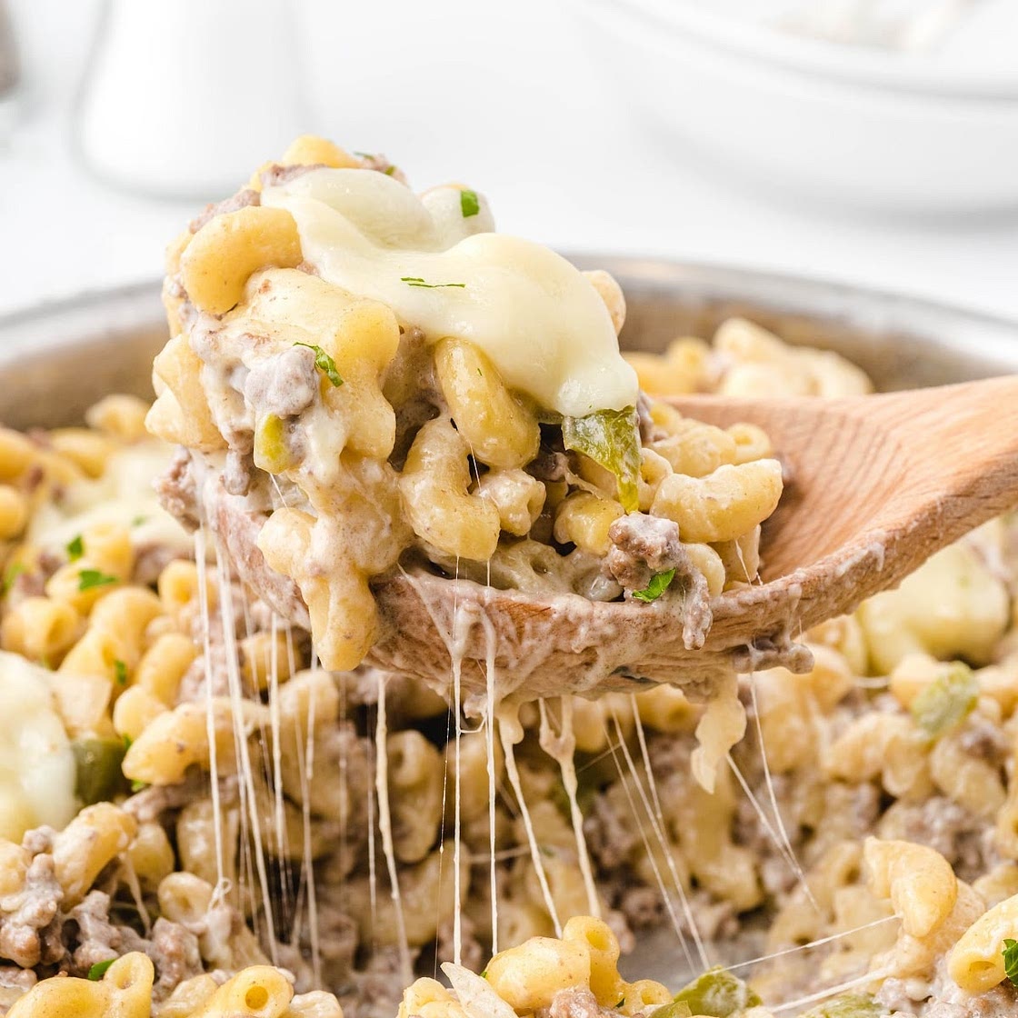 Philly Cheesesteak Pasta