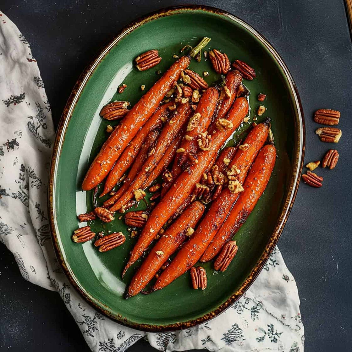 Maple Roasted Air Fryer Baby Carrots