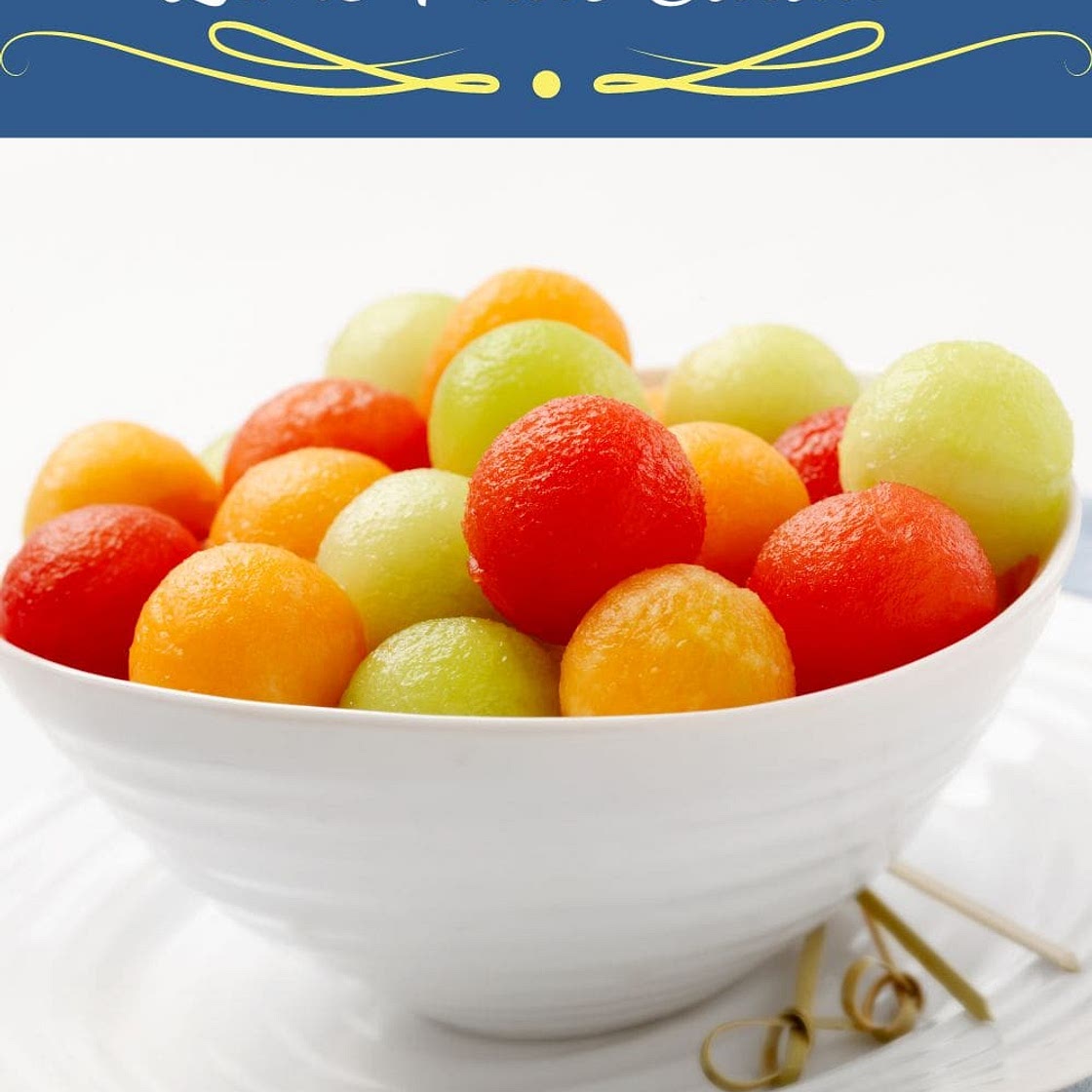 Melon Ball Lemon Lime Fruit Salad