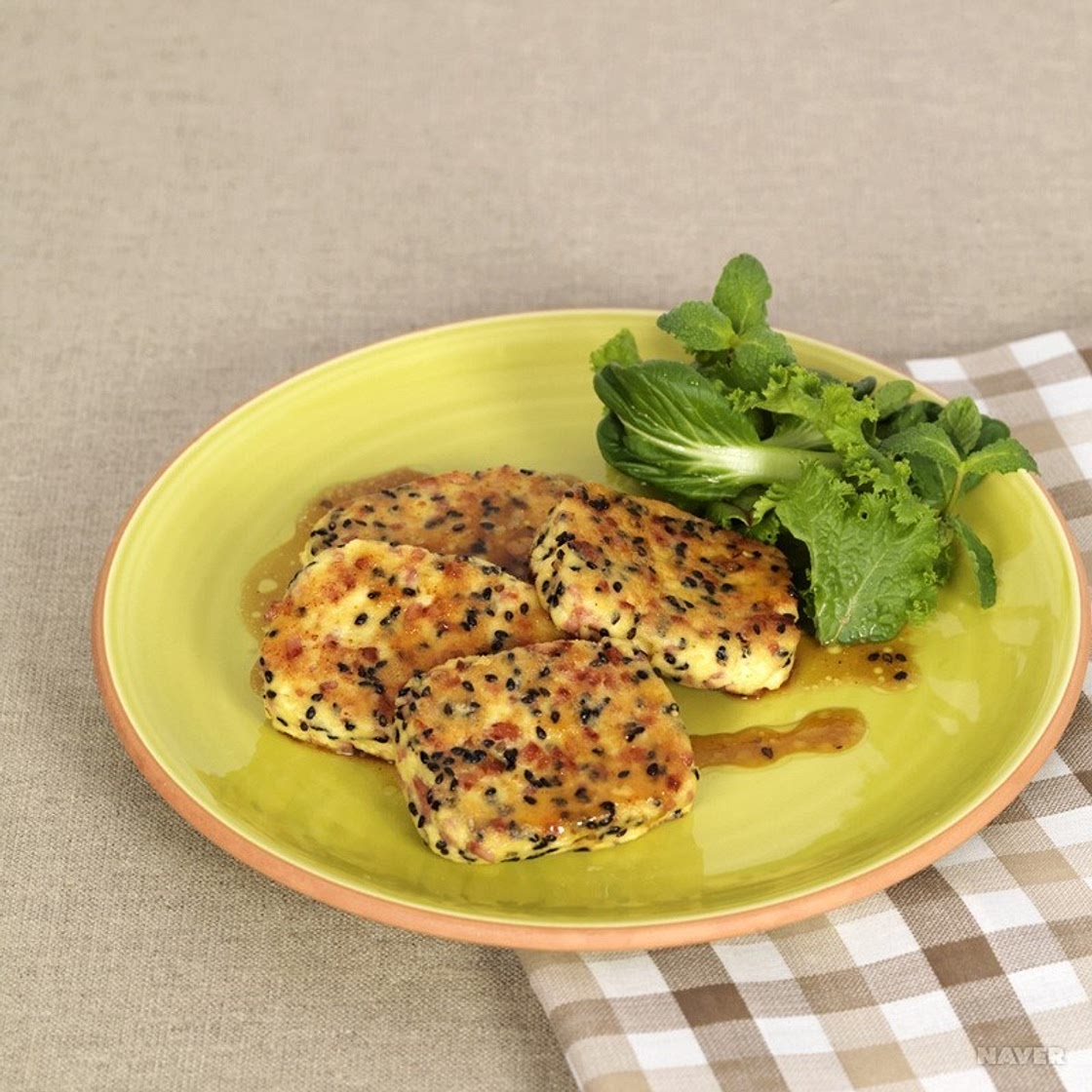 두부 검은깨 스테이크 만드는 법