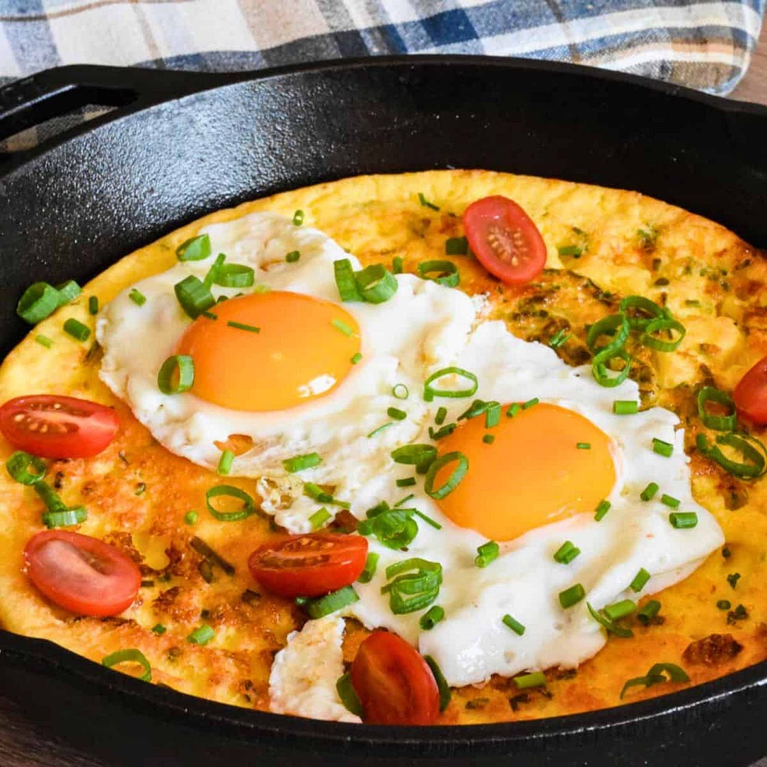 Savory Sourdough Dutch Baby