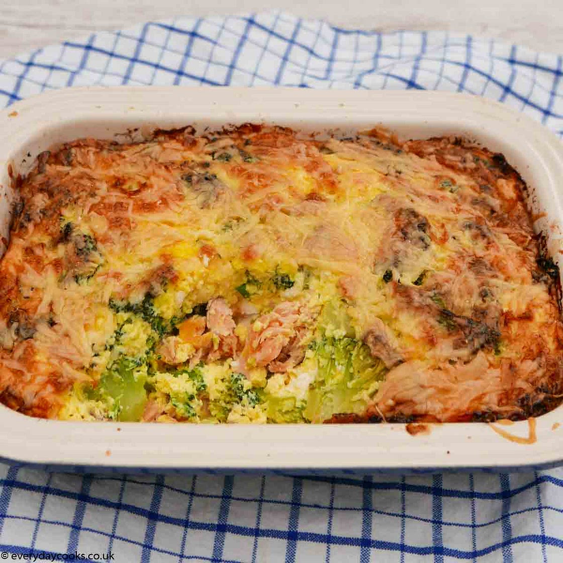 Salmon Broccoli Bake