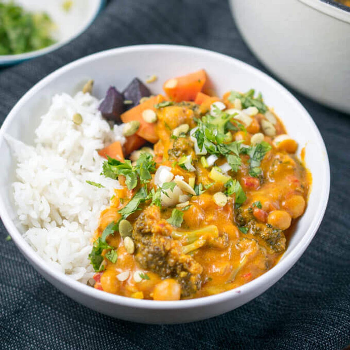 Vegan One Pot Pumpkin Curry