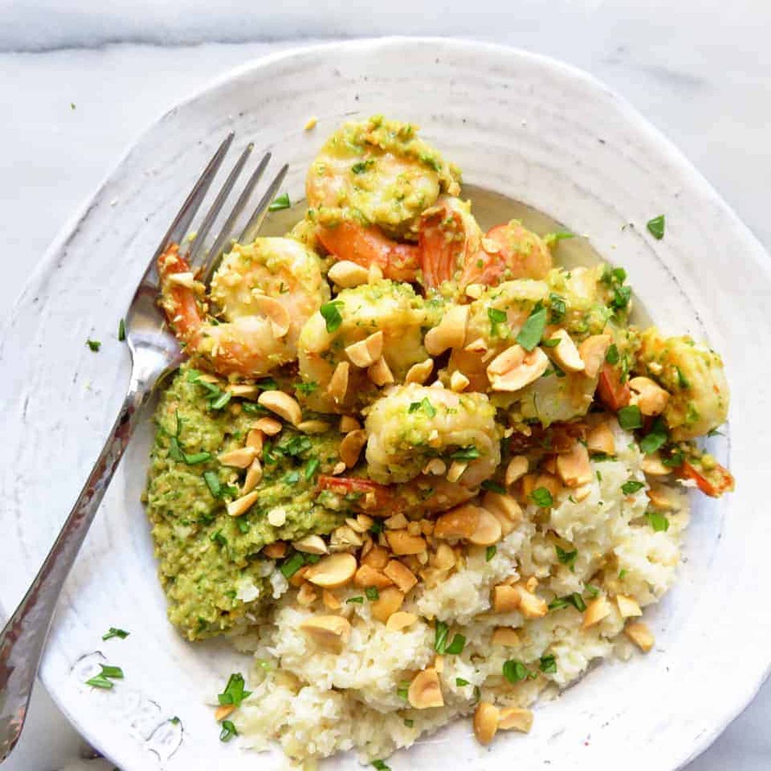 Thai Shrimp with Coconut Cauli Rice