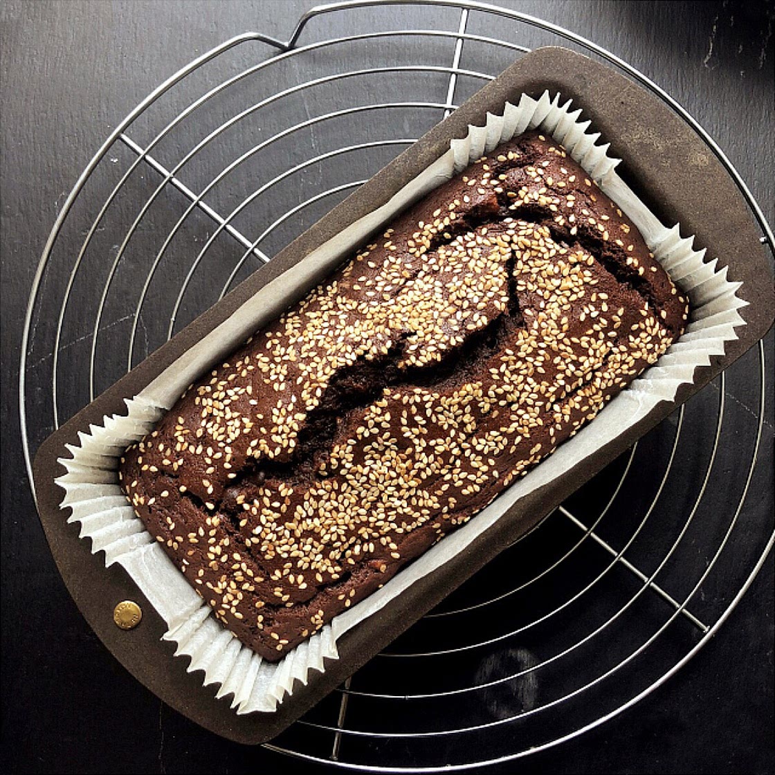 Chocolate Tahini Banana Bread