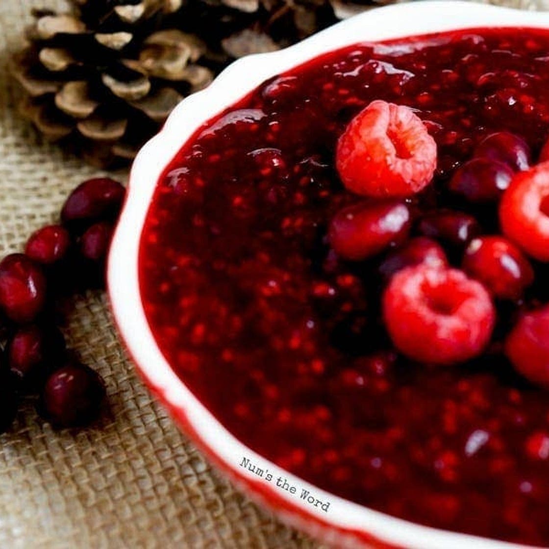 Raspberry Cranberry Sauce