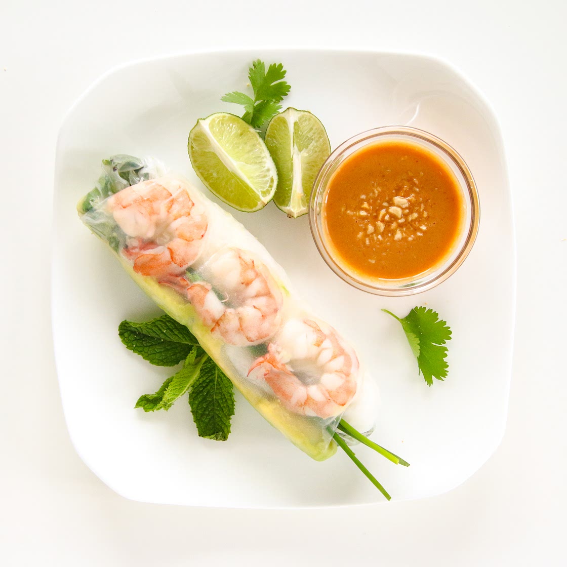 Shrimp and Avocado Summer Rolls