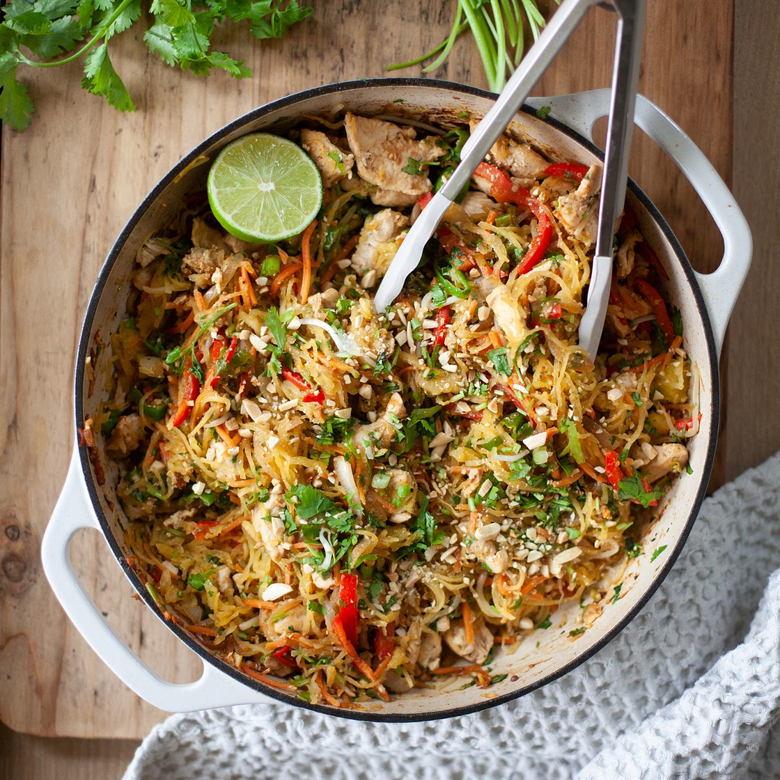 Spaghetti Squash Pad Thai