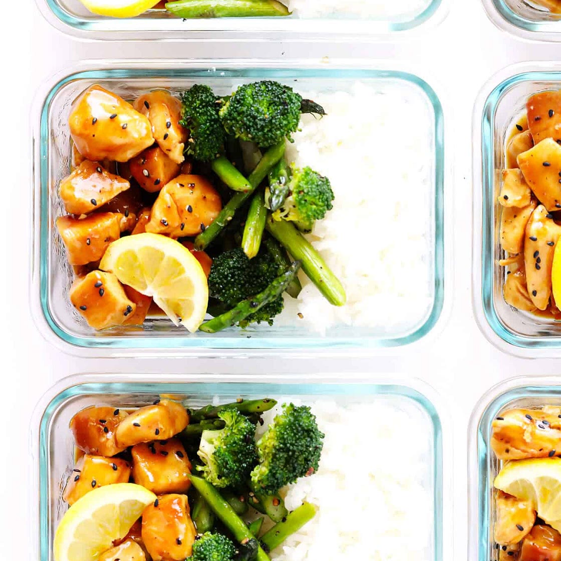 Honey Lemon Chicken Bowls (Meal Prep)