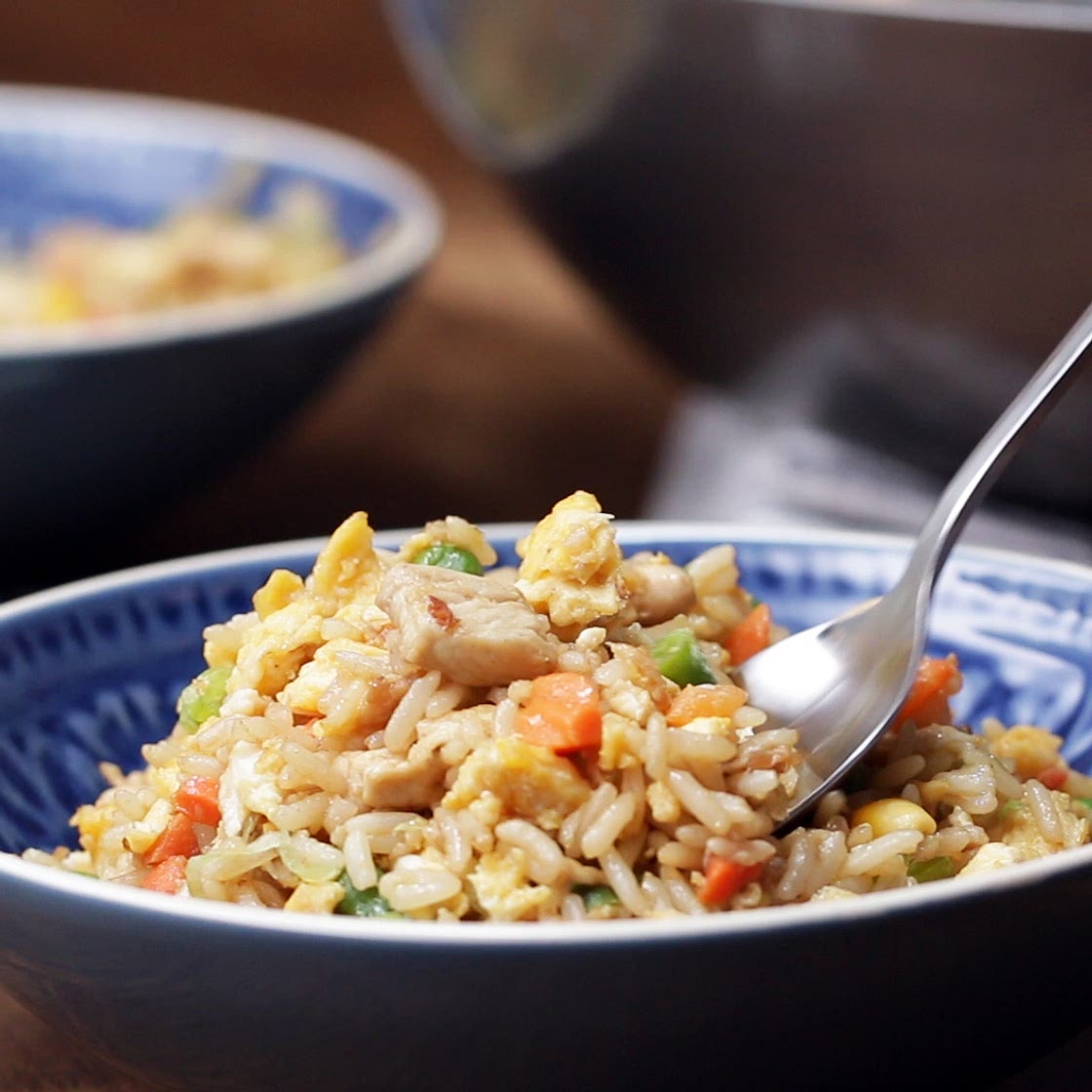 Chinese Chicken Fried Rice Recipe by Tasty