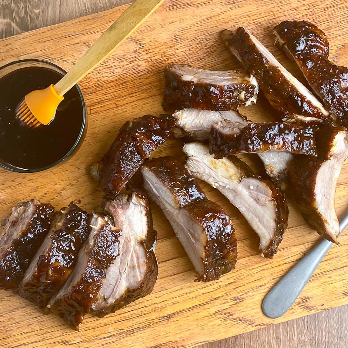 Low FODMAP Five-Spice Ribs with Plum Sauce