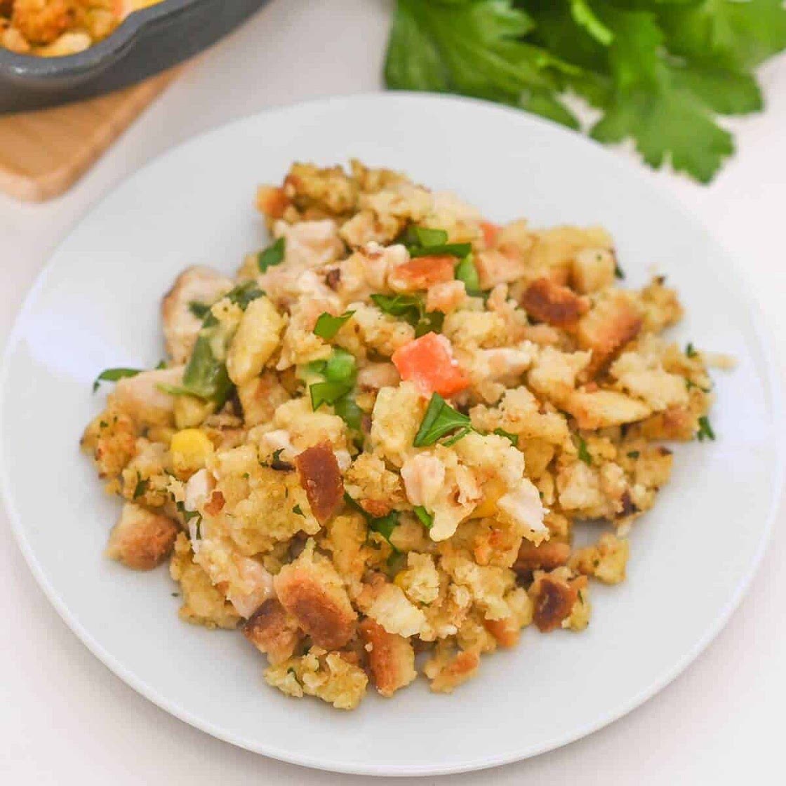 Chicken and Stuffing Casserole