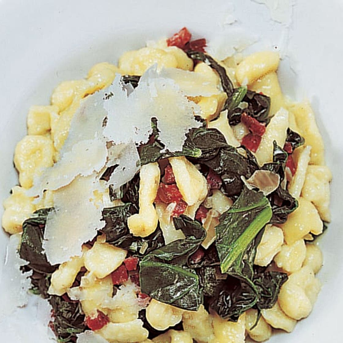 Spätzli mit Mangold