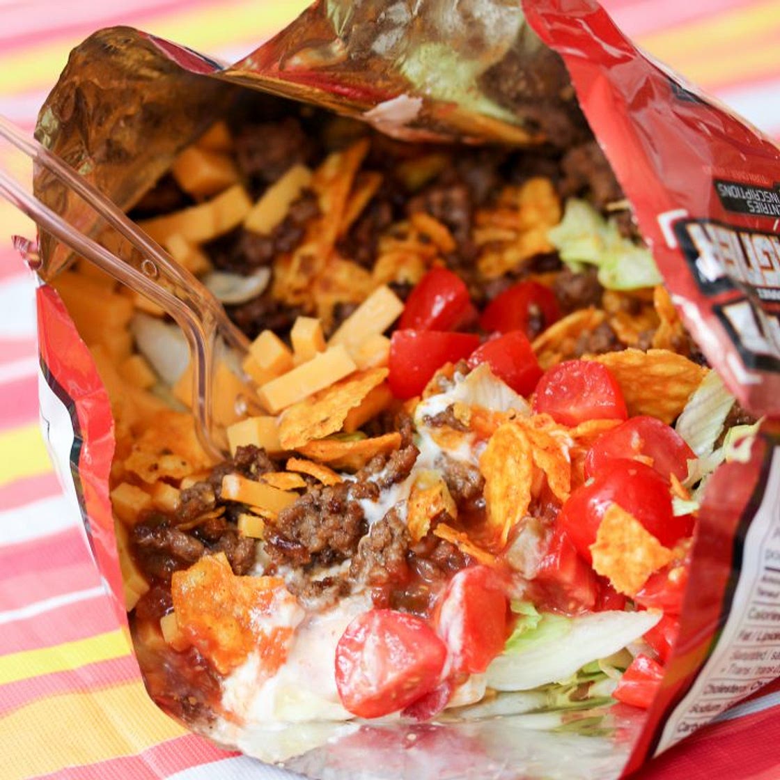 Campfire Taco in a Bag