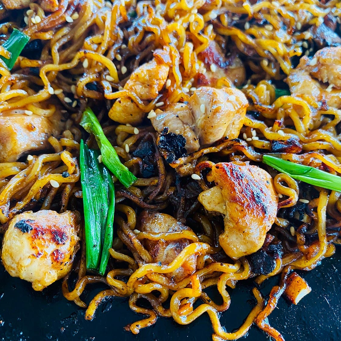 Blackstone Japanese BBQ Ramen Noodles