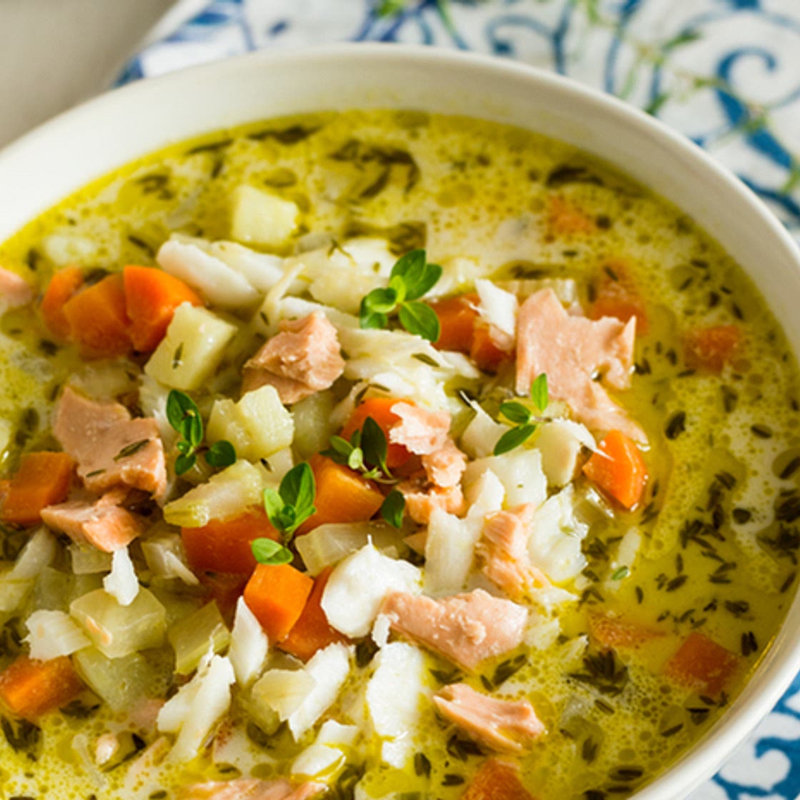 Seafood Chowder [ AIP - Allergy Free - No Shellfish ]