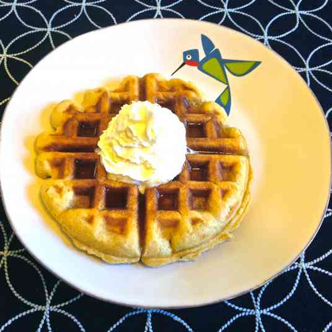 Yeasted Buttermilk Vanilla Waffles