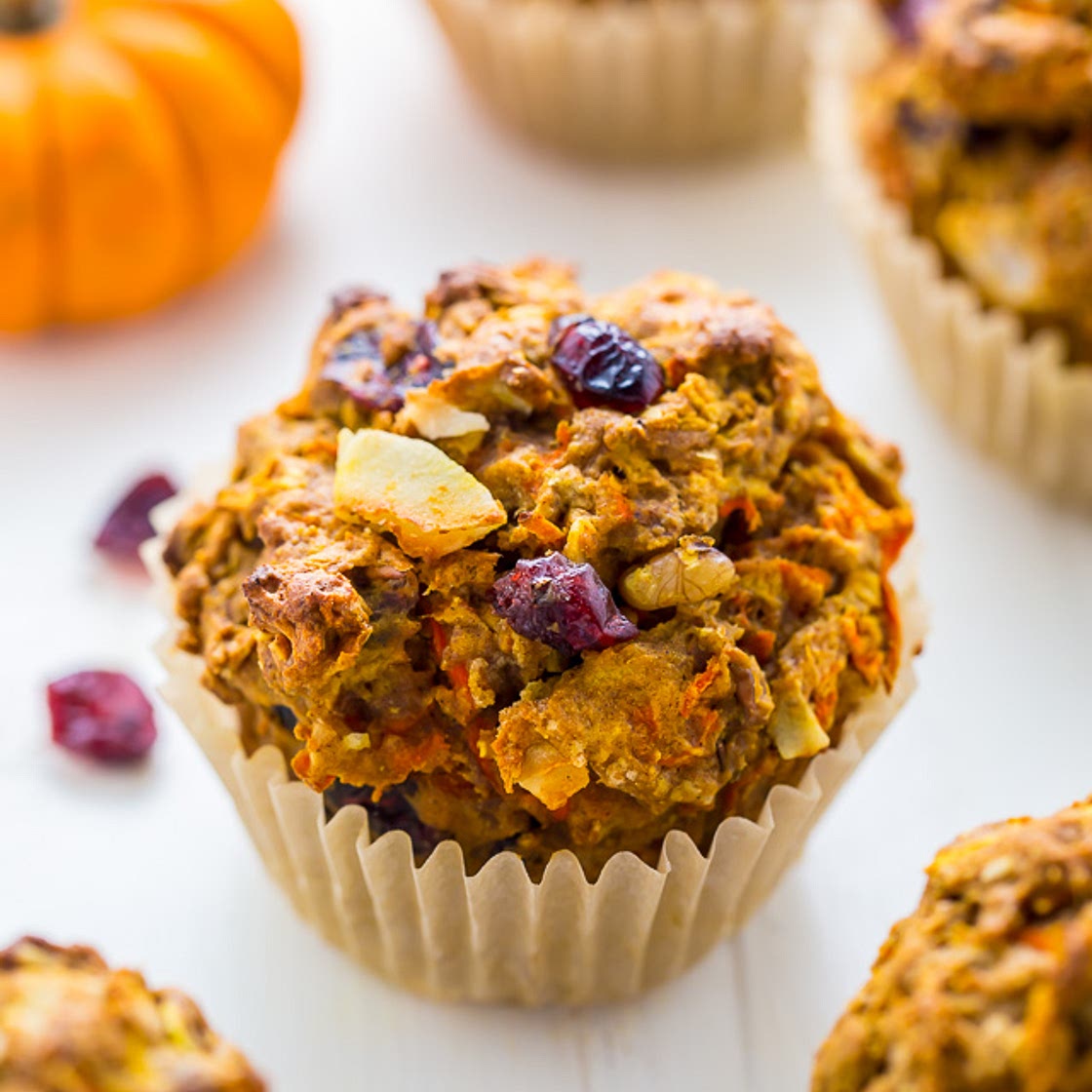 Pumpkin Morning Glory Muffins