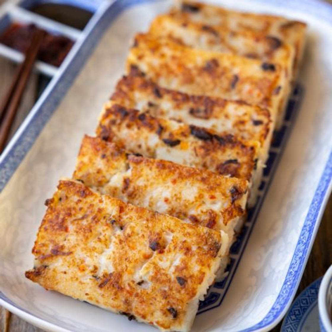 Vegan Lo Bak Gou (Daikon/Turnip Cake)