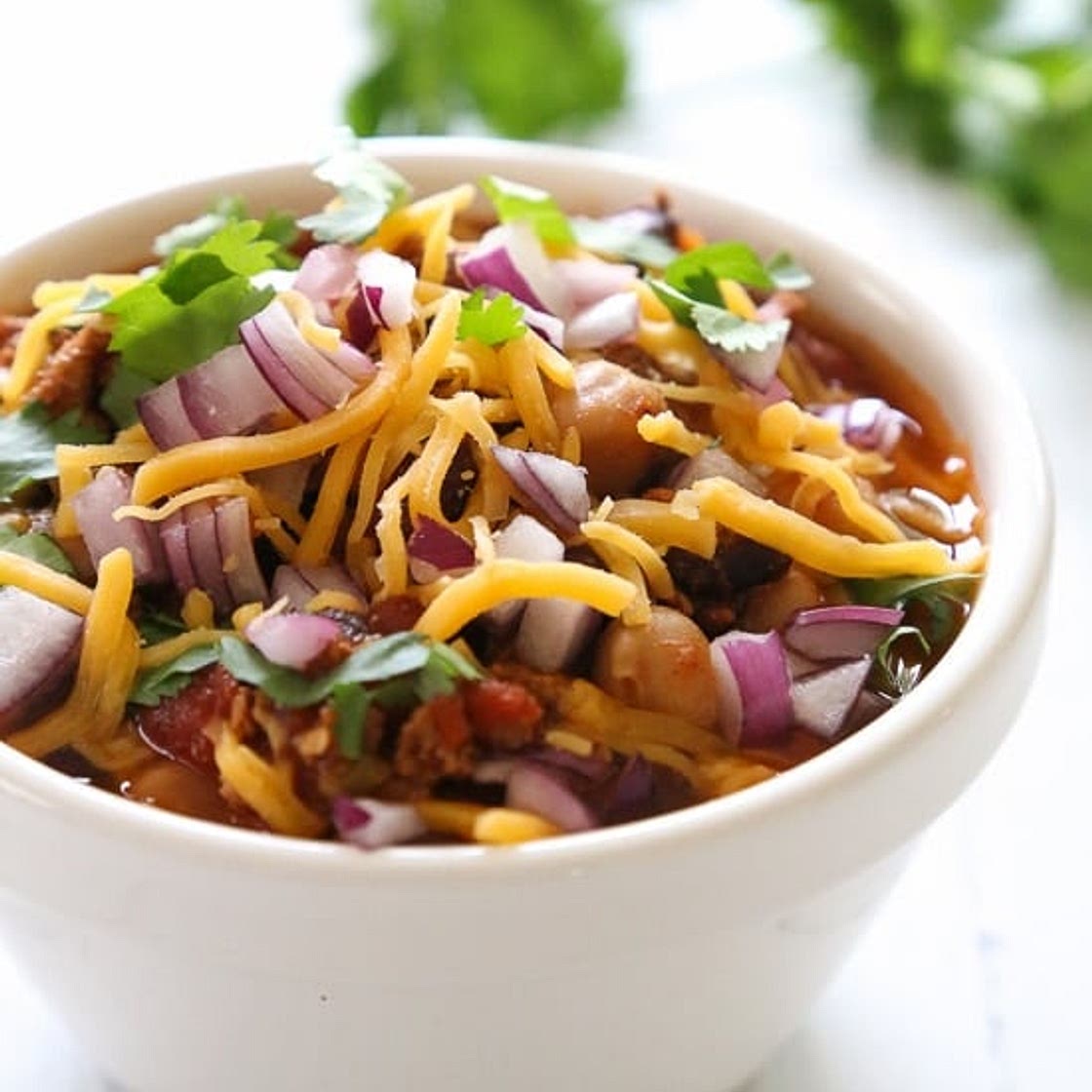 Slow Cooker 3-Bean Turkey Chili