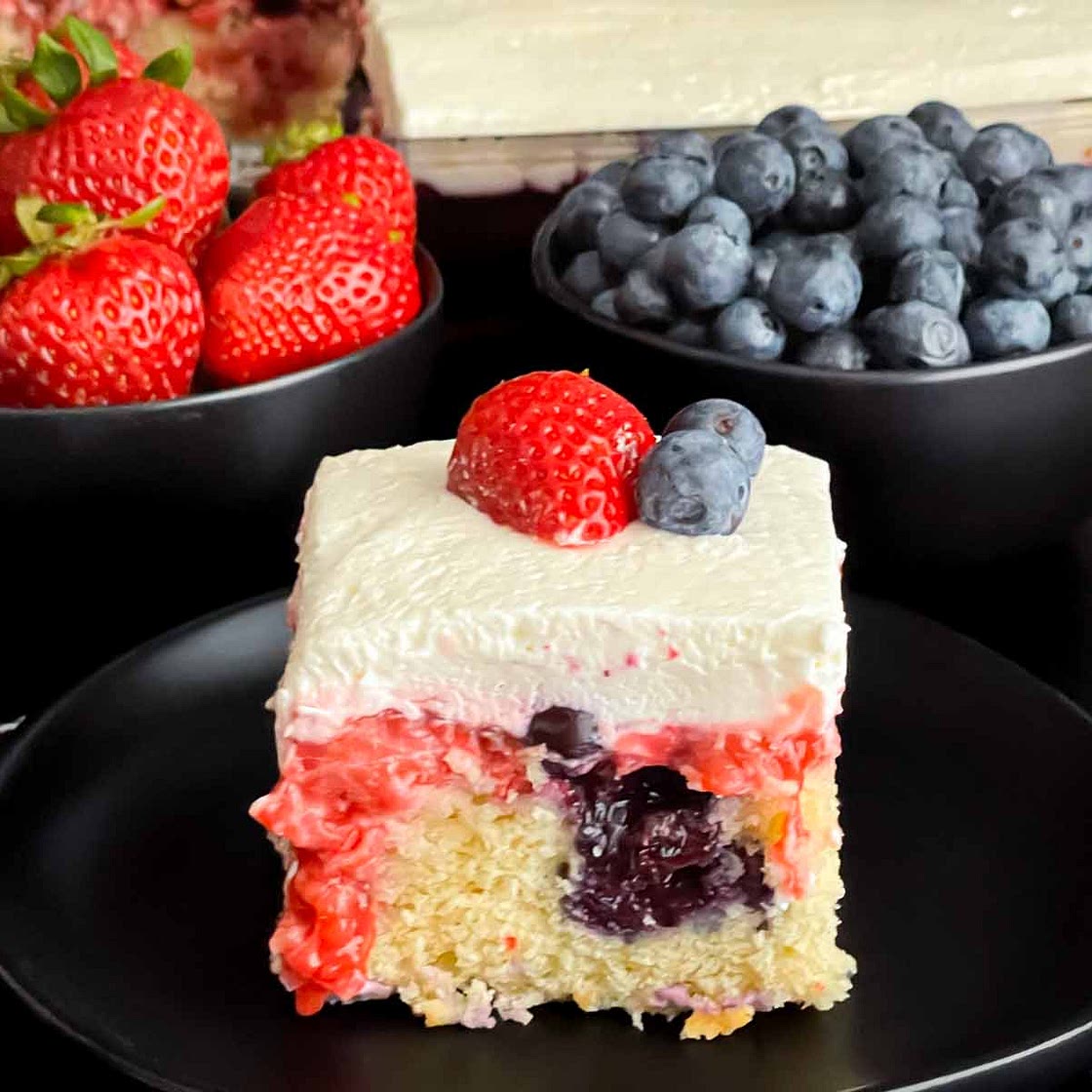 Berry Poke Cake Recipe