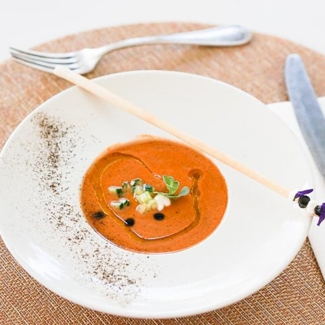 Roasted Vegetable Gazpacho Recipe