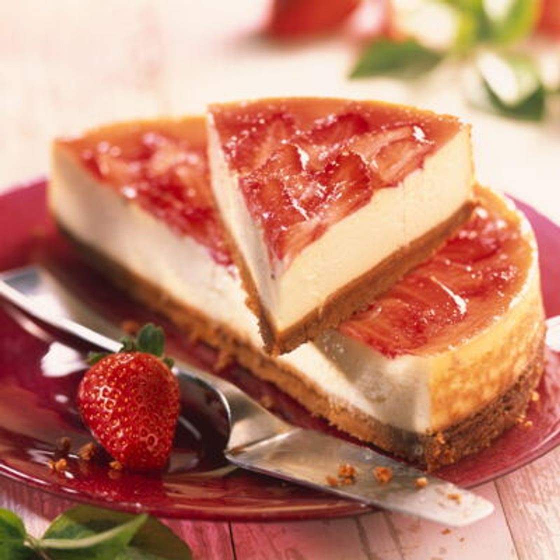 Cheese-cake aux spéculoos et aux fraises